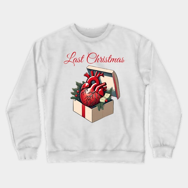 Last Christmas v2 Crewneck Sweatshirt by TeawithAlice
